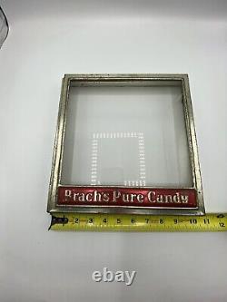 BRACH'S PURE CANDYSTORE DISPLAY HINGED LID WithGLASS
