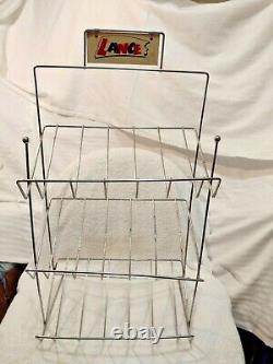 BUNDLE DEAL- VINTAGE LANCE SNACKS METAL RACK & GLASS LANCE JAR With LID