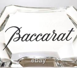 Baccarat logo display stand not for sale large size limited edition crystal
