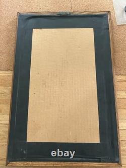 Beautiful Colt Portrait Gold And Blackframed Glass Dealer Store Sign
