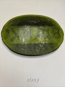 Blenko Charcoal Glass Dealer Sign