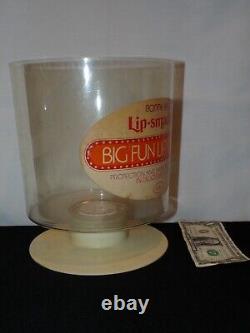 Bonne Bell Lip Smacker BIG FUN Lip Gloss Counter Store Display Lucite Jar (C256)