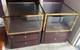 Brooks Brothers Madison Ave Store Glass, Brass, Wood Display Cabinets A Pair