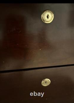 Brooks Brothers Madison Ave Store Glass, Brass, Wood Display Cabinets A Pair