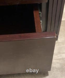 Brooks Brothers Madison Ave Store Glass, Brass, Wood Display Cabinets A Pair