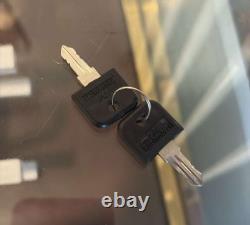 Brooks Brothers Madison Ave Store Glass, Brass, Wood Display Cabinets A Pair