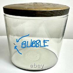 C1910 American Chicle Country Store Glass Jar Gum Display Thomas Adams
