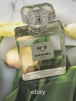CHANEL N°5 L'EAU CHANEL PARIS 100m Factice Store Display Limited Glass