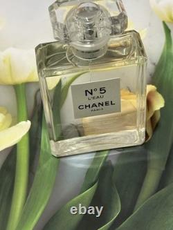 CHANEL N°5 L'EAU CHANEL PARIS 100m Factice Store Display Limited Glass