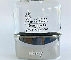 Cacharel D Pour Homme EDT Factice Perfume Bottle Glass Store Display 13 tall