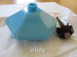 Cacharel Lou Lou FACTICE Big Dummy Bottle Store Display Blue Milk Glass