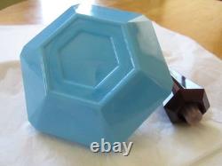 Cacharel Lou Lou FACTICE Big Dummy Bottle Store Display Blue Milk Glass