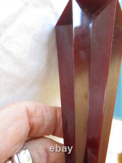 Cacharel Lou Lou FACTICE Big Dummy Bottle Store Display Blue Milk Glass