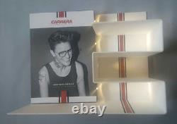 Carrera 4pc Lighted Display Unit In White Plexiglass 4pc Interchangeable Images