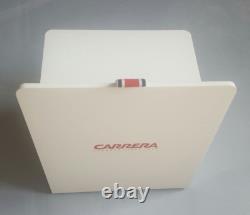 Carrera Two Piece Logo Display Unit In White Plexiglass