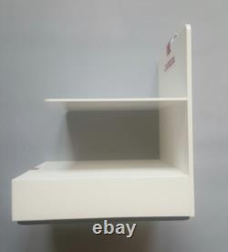 Carrera Two Piece Logo Display Unit In White Plexiglass