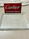 Cartier Authorized Dealer Glass & Red Wood Sign