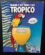 Carton Adv Quand C' Est Trop C'est Tropico Parrot Coco & Glass 5 X 1/0 15x19