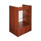Cash Register Stand With Glass Front Showcase /cherry Scrgc