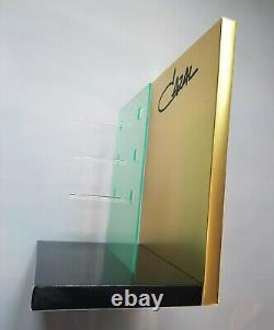 Cazal 3 Piece Logo Display Unit In Gold Black Cardboard & Plexiglass