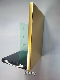 Cazal 3 Piece Logo Display Unit In Gold Black Cardboard & Plexiglass