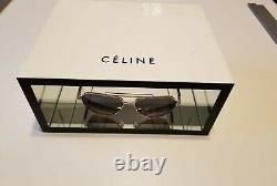 Celine Logo One Piece Display In White Chipboard With Interior Glass Mirror