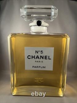 Chanel No 5 Paris Parfum Huge Store Display Glass Bottle Factice/Dummy