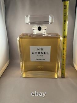 Chanel No 5 Paris Parfum Huge Store Display Glass Bottle Factice/Dummy