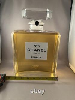 Chanel No 5 Paris Parfum Huge Store Display Glass Bottle Factice/Dummy