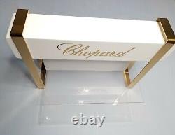 Chopard Four Piece Institutional Display Unit In Ivory Plexiglass & Gold Metal