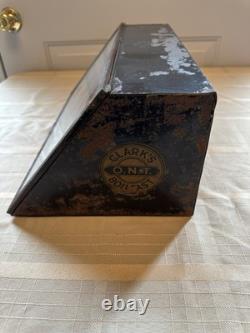 Clark's ONT Boilfast Thread Spools Store Countertop Display Case With Glass Door