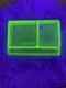 Clarks Teaberry Gum Display Tray Uranium Glass