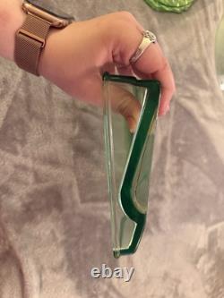 Clarks Teaberry Gum Display Tray Uranium Glass