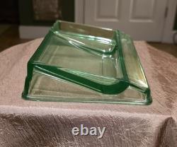 Clarks Teaberry Gum Display Tray Uranium Glass