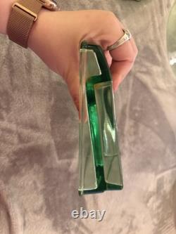 Clarks Teaberry Gum Display Tray Uranium Glass