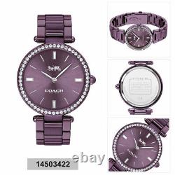 Coach Analog Business Park Purple Ladies 14503422 New Store Display