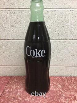 Coca Cola Large 20 Coke Store Display Glass Soda Bottle No Cracks No Cap