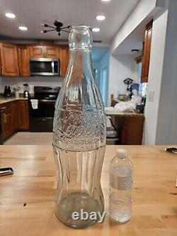 Coca Cola Large 20 ORIGINAL GLASS 1950s STORE DISPLAY BOTTLE Giant 6 fl-oz