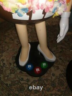 Collectible M&M Brown Lady Glasses Character Candy Store Display Storage Tray