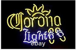 Corona Extra Neon Beer Sign 20x16 Home Bar Man Cave Store Display Neon Bar Sign