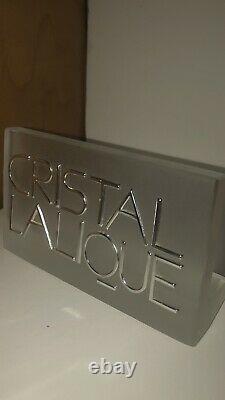 Crystal Lalique Store Display Sign