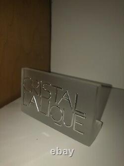 Crystal Lalique Store Display Sign