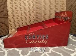 Curtiss Candy Display General Store Tin Glass Penny
