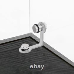 Display cabinet with LED light strips, door lock, and casters