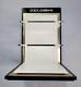 Dolce & Gabbana 3pc Logo Display Unit In Plexiglass & Metal Made In Italy