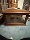 E2 Antique Store Solid Wood & Glass Display Cabinet Case