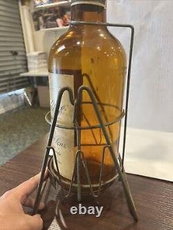 EMPTY! 1967 Canadian Club Whiskey Large 19 Glass Dummy Bottle Store Display