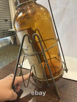 EMPTY! 1967 Canadian Club Whiskey Large 19 Glass Dummy Bottle Store Display