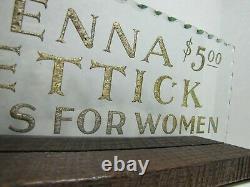 ENNA JETTICK SHOES FOR WOMEN Old Reverse on Glass Chip Scalloped Edge Sign ROG