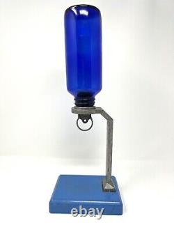 Emerson Drug Co Bromo Seltzer Pharmacy Soda Fountain Dispenser Machine Glass Jar